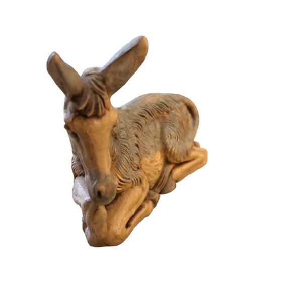 Fontanini Depose Italy Donkey Nativity Figurine Resting 1983 306 VTG Christmas - Picture 2 of 6